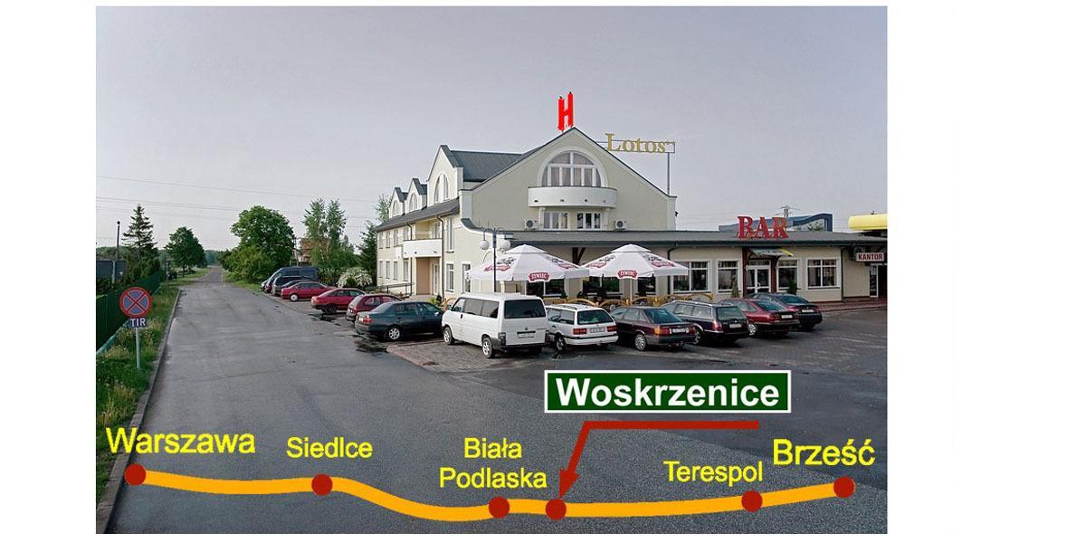 Hotel Lotos Woskrzenice Duze Exterior foto